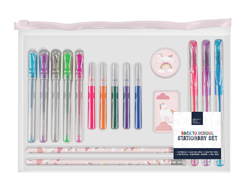 Assorted Girls Stationery Set (18 Piece)