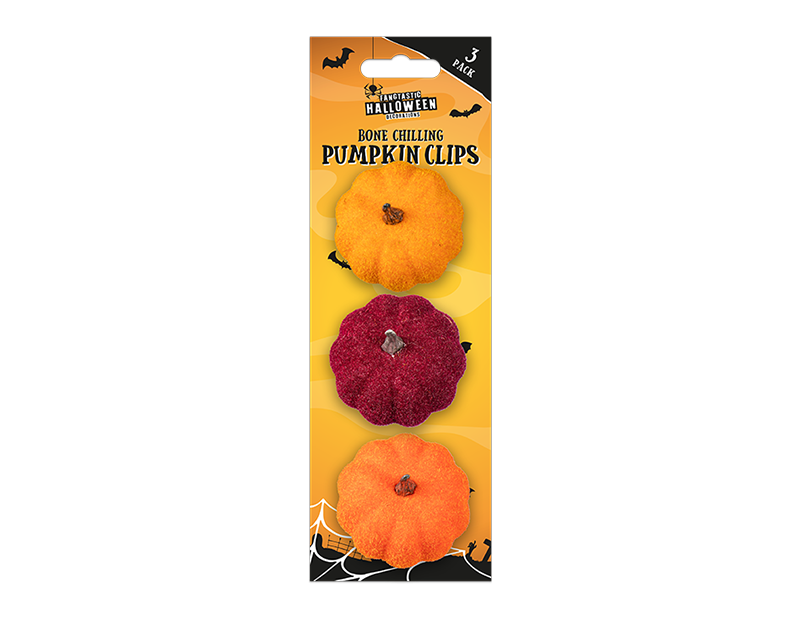 Halloween Felt Pumpkins (3 Pack)