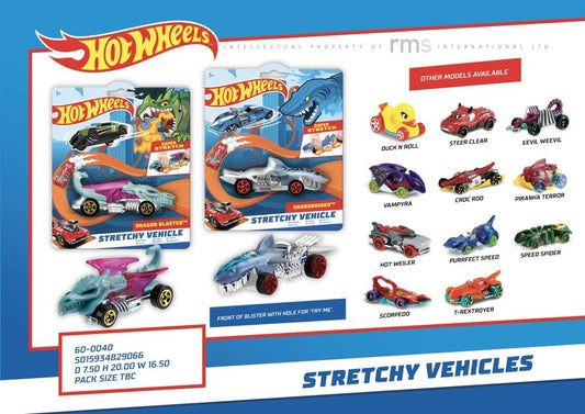 Hot Wheels Stretchy Car Toy (Assorted)