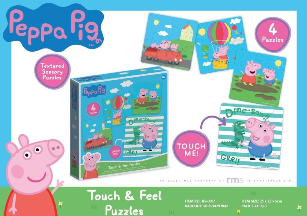 Peppa Pig Touch and Feel Puzzles