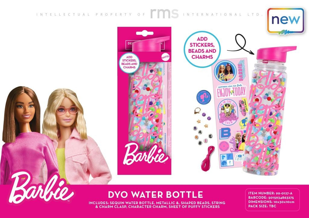 Barbie Decorate your own Waterbottle