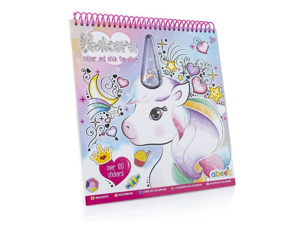 Unicorn Colour and Sticker Album