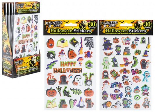 Halloween Puffy Stickers (Assorted)