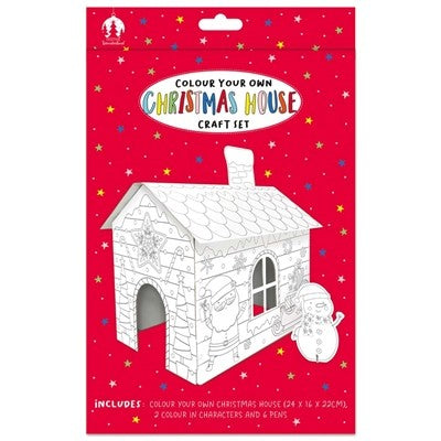 Activity Colour Your Own Christmas House