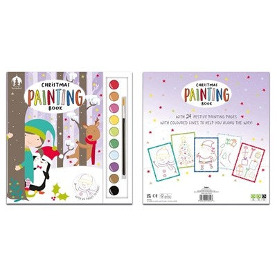 Christmas Colouring Book &amp; Paint Set