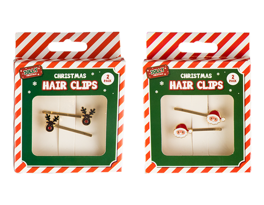 Christmas Hair Clips (Assorted)