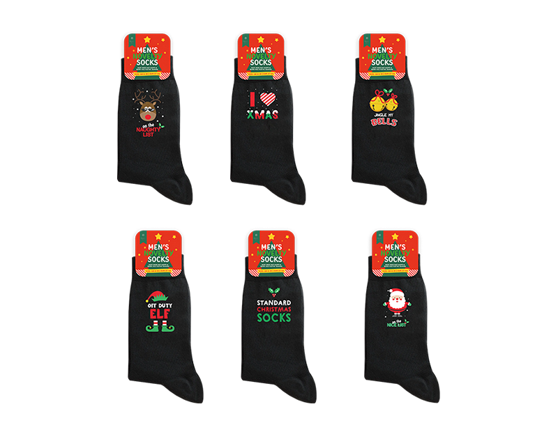 Mens Novelty Christmas Socks