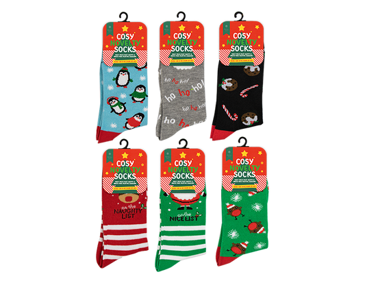 Ladies Novelty Christmas Socks