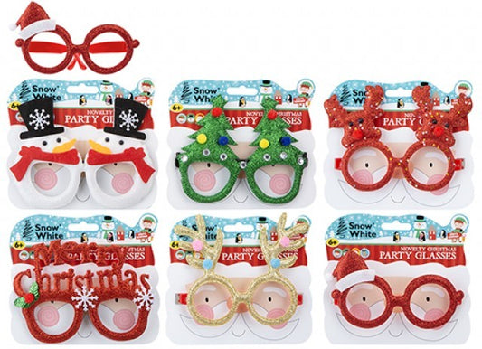 Assorted Novelty Christmas Glasses