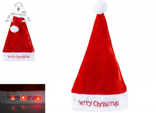 Light up Merry Christmas Hat