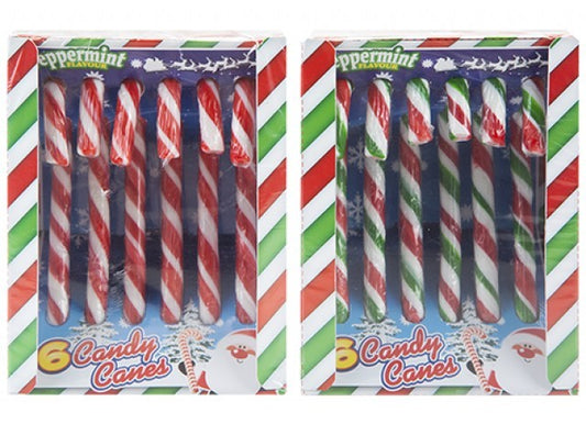 6 Christmas Candy Canes