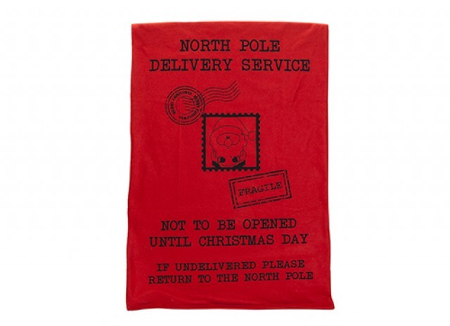 Jumbo Red Felt Christmas Sack (60cm x 90cm)