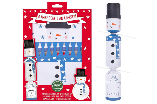 6 Make your own Snowman Crackers