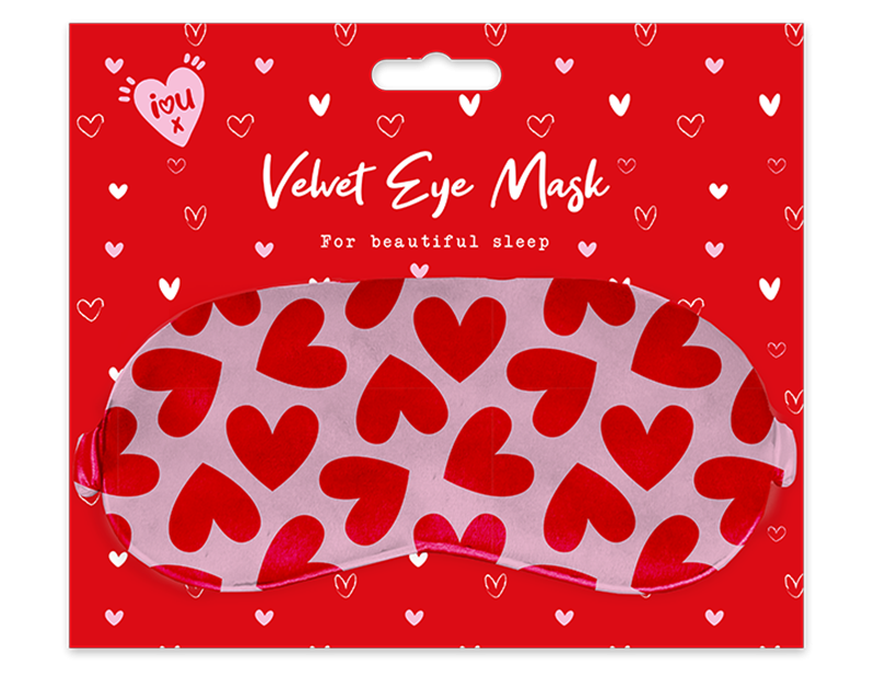 Valentines Velvet Eye Mask