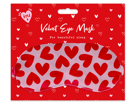 Valentines Velvet Eye Mask