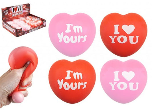 Assorted Love Heart Squishy (7cm)