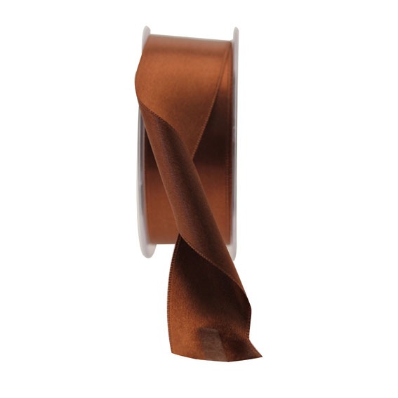 35mm Brown Satin Ribbon