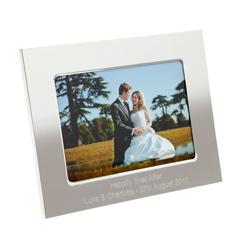 Personalised Silver Photo Frame - 7 x 5