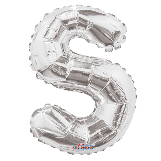 14&quot; Silver Letter S Balloon