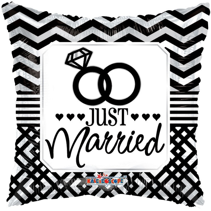 18inch Just Married Pillow Balloon