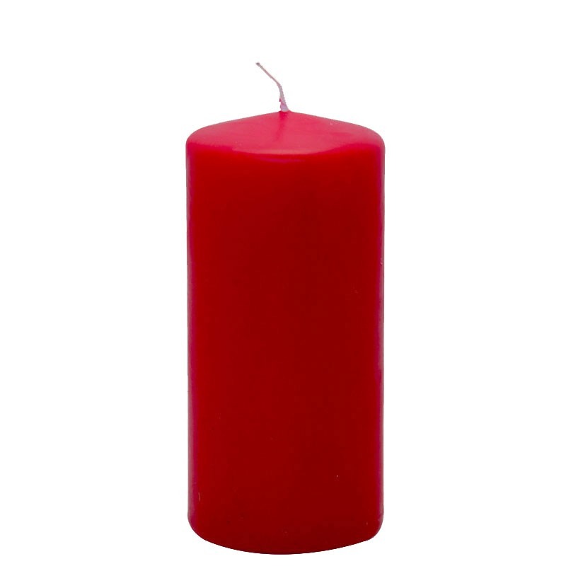 Red Pillar Candle (10cm)