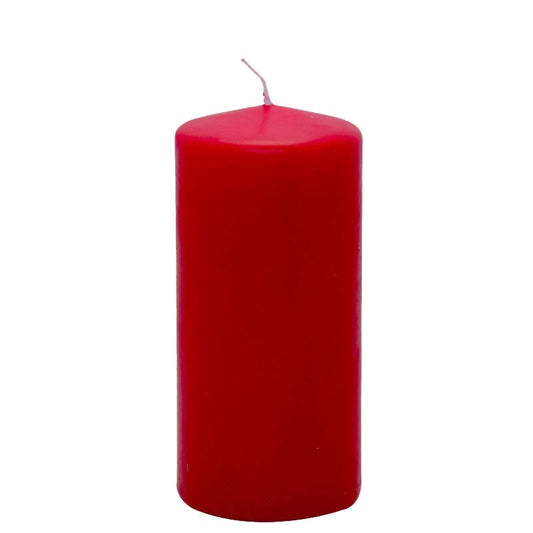 Red Pillar Candle (10cm)