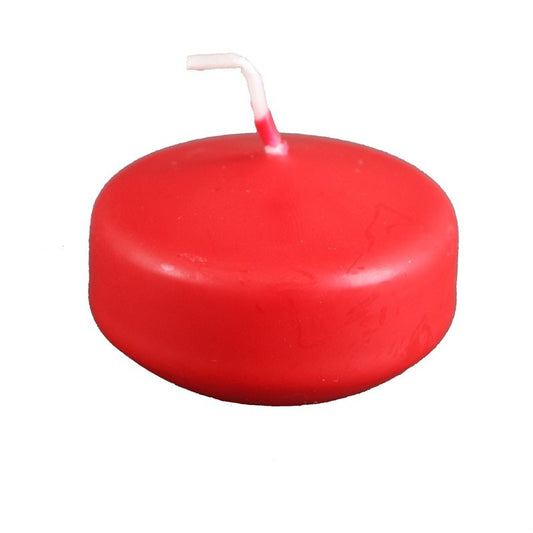 Red Floating Candle Tub