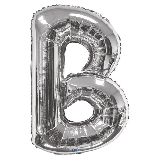 34&quot; Silver Letter B Balloon