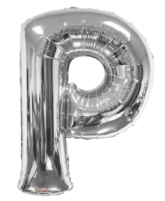 34&quot;  Letter Balloon - P - Silver