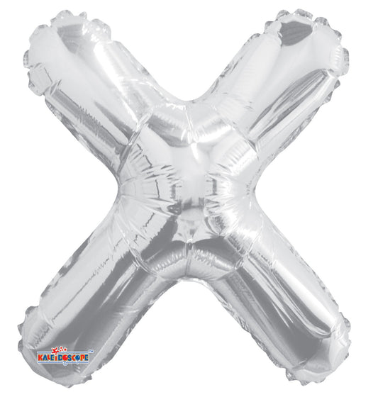 34&quot;  Letter Balloon - X - Silver