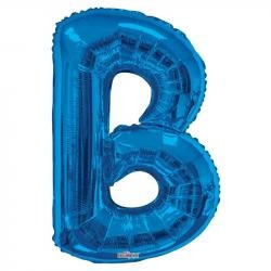 34&quot;  Letter Balloon - B- Blue