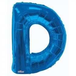 34&quot;  Letter Balloon - D - Blue