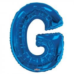 34&quot;  Letter Balloon -  G - Blue