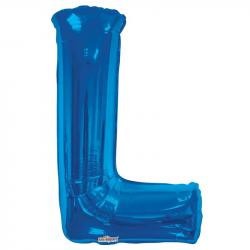 34&quot;  Letter Balloon -  L - Blue