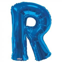 34&quot;  Letter Balloon -  R - Blue