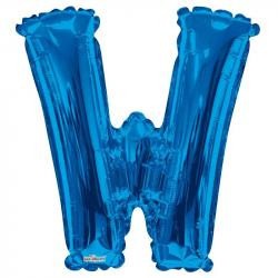 34&quot;  Letter Balloon -  W - Blue