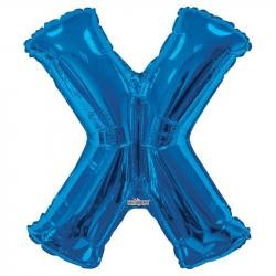 34&quot;  Letter Balloon -  X - Blue