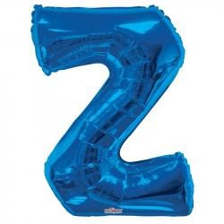 34&quot;  Letter Balloon -  Z - Blue