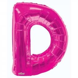 34&quot;  Letter Balloon -  D - Pink