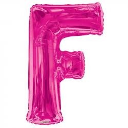 34&quot;  Letter Balloon -  F - Pink