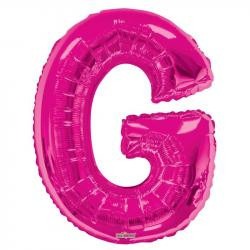 34&quot;  Letter Balloon -  G - Pink