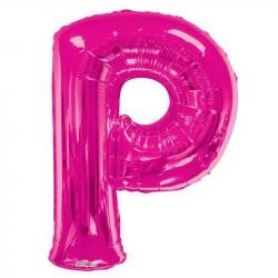 34&quot;  Letter Balloon - P - Pink