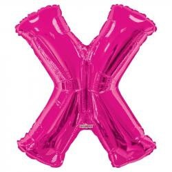 34&quot;  Letter Balloon - X - Pink