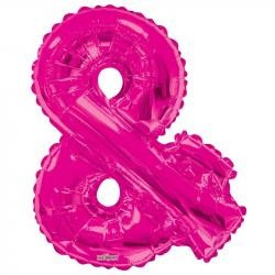 34&quot;  Letter Balloon - &amp; - Pink