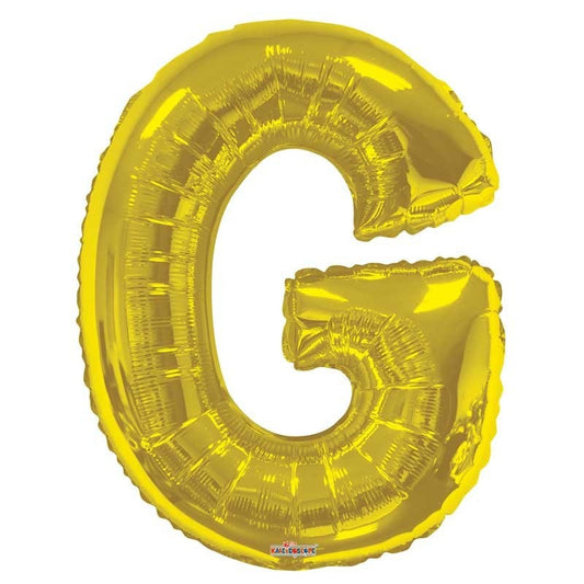 34&quot;  Letter Balloon - G - Gold