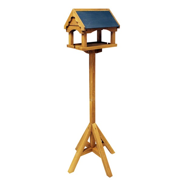 Natures Market Slate Roof House Bird Table