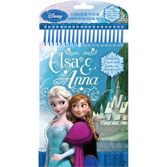 Pack of 1000 Disney&#039;s Frozen Colour Your Own Sticker Set - Great Value!