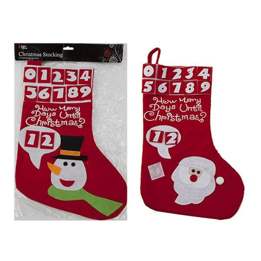 Days Until Christmas Stocking (Assorted Designs)