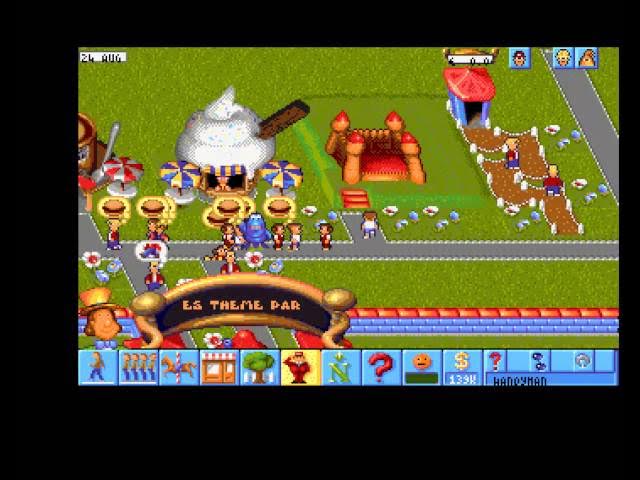 Theme Park Amiga cd game